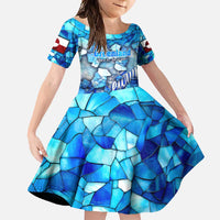 Greenland Hometown Family Matching Off Shoulder Maxi Dress and Hawaiian Shirt Land of Ice Land of Wonder Land of Heart