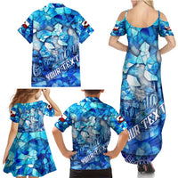 Greenland Hometown Family Matching Summer Maxi Dress and Hawaiian Shirt Land of Ice Land of Wonder Land of Heart