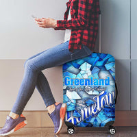 Greenland Hometown Luggage Cover Land of Ice Land of Wonder Land of Heart