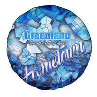 Greenland Hometown Spare Tire Cover Land of Ice Land of Wonder Land of Heart