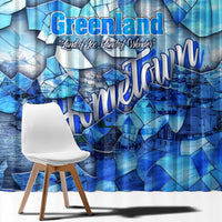Greenland Hometown Window Curtain Land of Ice Land of Wonder Land of Heart