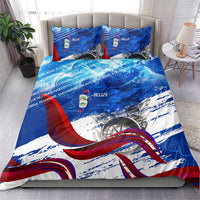 Belize One Flag One Heart Bedding Set Caribbean Heartbeat - Where Compass Meets Culture