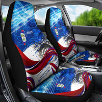 Belize One Flag One Heart Car Seat Cover Caribbean Heartbeat - Where Compass Meets Culture