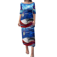 Belize One Flag One Heart Family Matching Puletasi and Hawaiian Shirt Caribbean Heartbeat - Where Compass Meets Culture