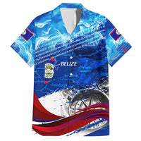 Belize One Flag One Heart Family Matching Summer Maxi Dress and Hawaiian Shirt Caribbean Heartbeat - Where Compass Meets Culture