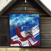 Belize One Flag One Heart Quilt Caribbean Heartbeat - Where Compass Meets Culture