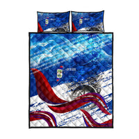 Belize One Flag One Heart Quilt Bed Set Caribbean Heartbeat - Where Compass Meets Culture