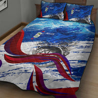 Belize One Flag One Heart Quilt Bed Set Caribbean Heartbeat - Where Compass Meets Culture