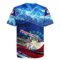 Belize One Flag One Heart Rugby Jersey Caribbean Heartbeat - Where Compass Meets Culture
