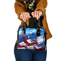 Belize One Flag One Heart Shoulder Handbag Caribbean Heartbeat - Where Compass Meets Culture