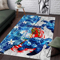 Sea Turtle Belize Area Rug Ocean Soul Tropical Spirit