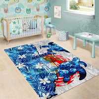 Sea Turtle Belize Area Rug Ocean Soul Tropical Spirit