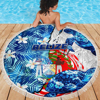 Sea Turtle Belize Beach Blanket Ocean Soul Tropical Spirit
