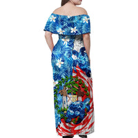 Sea Turtle Belize Family Matching Off Shoulder Maxi Dress and Hawaiian Shirt Ocean Soul Tropical Spirit