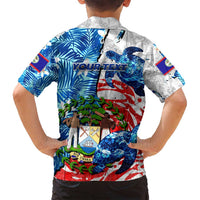 Sea Turtle Belize Family Matching Puletasi and Hawaiian Shirt Ocean Soul Tropical Spirit