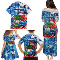 Sea Turtle Belize Family Matching Puletasi and Hawaiian Shirt Ocean Soul Tropical Spirit