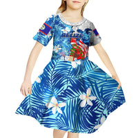 Sea Turtle Belize Kid Short Sleeve Dress Ocean Soul Tropical Spirit