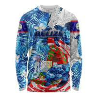 Sea Turtle Belize Long Sleeve Shirt Ocean Soul Tropical Spirit