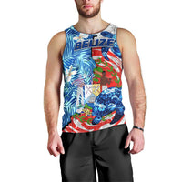 Sea Turtle Belize Men Tank Top Ocean Soul Tropical Spirit