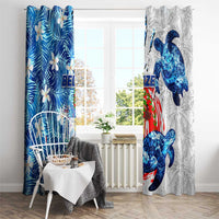 Sea Turtle Belize Window Curtain Ocean Soul Tropical Spirit