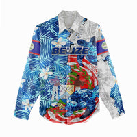 Sea Turtle Belize Women Casual Shirt Ocean Soul Tropical Spirit