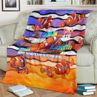The Ocean Best Dad Blanket Like Marlin Happy Fathers Day To a True Hero - Wonder Print Shop