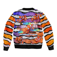 The Ocean Best Dad Bomber Jacket Like Marlin Happy Fathers Day To a True Hero - Wonder Print Shop