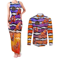 The Ocean Best Dad Couples Matching Tank Maxi Dress and Long Sleeve Button Shirt Like Marlin Happy Fathers Day To a True Hero - Wonder Print Shop