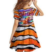 The Ocean Best Dad Family Matching Off The Shoulder Long Sleeve Dress and Hawaiian Shirt Like Marlin Happy Fathers Day To a True Hero - Wonder Print Shop