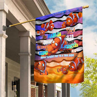 The Ocean Best Dad Garden Flag Like Marlin Happy Fathers Day To a True Hero - Wonder Print Shop