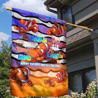 The Ocean Best Dad Garden Flag Like Marlin Happy Fathers Day To a True Hero - Wonder Print Shop