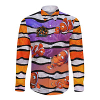 The Ocean Best Dad Long Sleeve Button Shirt Like Marlin Happy Fathers Day To a True Hero - Wonder Print Shop