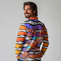 The Ocean Best Dad Long Sleeve Polo Shirt Like Marlin Happy Fathers Day To a True Hero - Wonder Print Shop