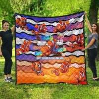The Ocean Best Dad Quilt Like Marlin Happy Fathers Day To a True Hero - Wonder Print Shop