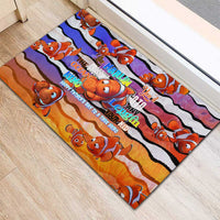 The Ocean Best Dad Rubber Doormat Like Marlin Happy Fathers Day To a True Hero - Wonder Print Shop