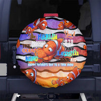 The Ocean Best Dad Spare Tire Cover Like Marlin Happy Fathers Day To a True Hero - Wonder Print Shop