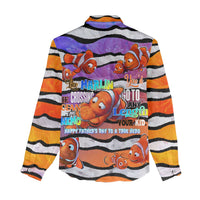 The Ocean Best Dad Women Casual Shirt Like Marlin Happy Fathers Day To a True Hero - Wonder Print Shop