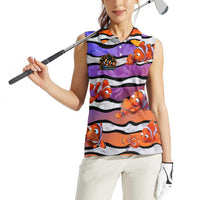 The Ocean Best Dad Women Sleeveless Polo Shirt Like Marlin Happy Fathers Day To a True Hero - Wonder Print Shop