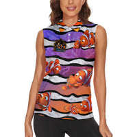 The Ocean Best Dad Women Sleeveless Polo Shirt Like Marlin Happy Fathers Day To a True Hero - Wonder Print Shop