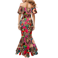 Festival Memories Skull Mermaid Dress - Wonder Print Shop