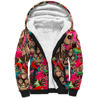 Festival Memories Skull Sherpa Hoodie - Wonder Print Shop