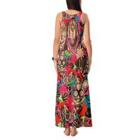 Festival Memories Skull Tank Maxi Dress - Wonder Print Shop