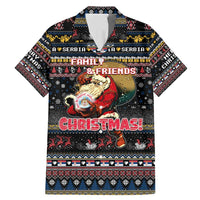 Serbia Family Matching Mermaid Dress and Hawaiian Shirt Merry Christmas Family and Friends - Wonder Print Shop