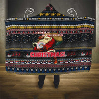 Serbia Hooded Blanket Merry Christmas Family and Friends DT02