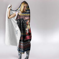 Serbia Hooded Blanket Merry Christmas Family and Friends DT02