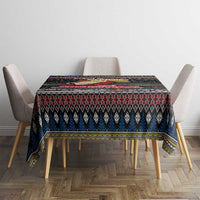 Serbia Tablecloth Merry Christmas Family and Friends - Wonder Print Shop