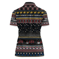 Serbia Women Polo Shirt Merry Christmas Family and Friends - Wonder Print Shop