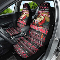 Trinidad and Tobago Car Seat Cover Merry Christmas Family and Friends - Wonder Print Shop