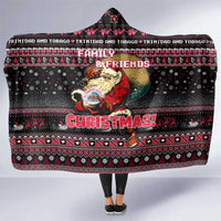 Trinidad and Tobago Hooded Blanket Merry Christmas Family and Friends