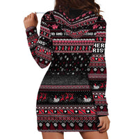 Trinidad and Tobago Hoodie Dress Merry Christmas Family and Friends - Wonder Print Shop